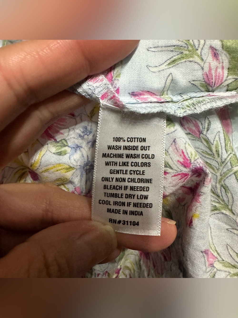 Crown & Ivy Pink Blue Yellow Floral Midi Dress Sz L - Picture 8 of 8
